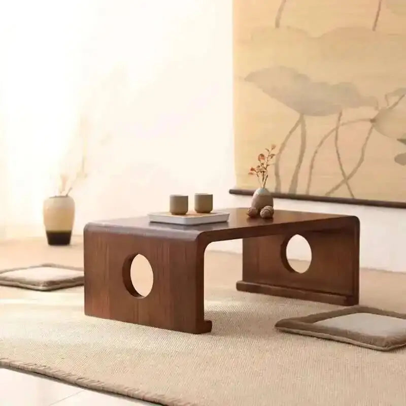 Designer Wood Coffee Table Small Modern Decoration Books Side Table Simple Aesthetic Mini Mesas Bajas Chinese Style Furniture