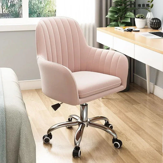 Chair Home Backrest Comfortable Long-Sitting Office Chair College Student Girl Dormitory Study Chairs Makeup Chair Computer