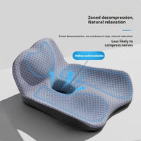Coccyx Memory Foam Chair Orthopedic Pillow Office Seat Pad Hemorrhoid Treat Car Seat Big Cushion Relief Pain Tailbone Pillow