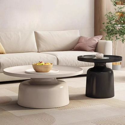 Living Room Coffee Table Basses Mesa Lateral Round Coffee Table Center Modern Nordic Mesa Lateral Para Sala Home Bar Furniture