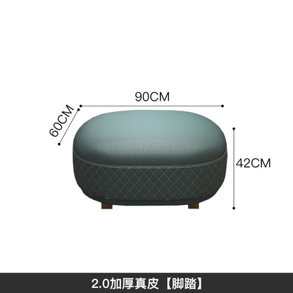 Leather sofa, new Chinese style medieval style, furniture