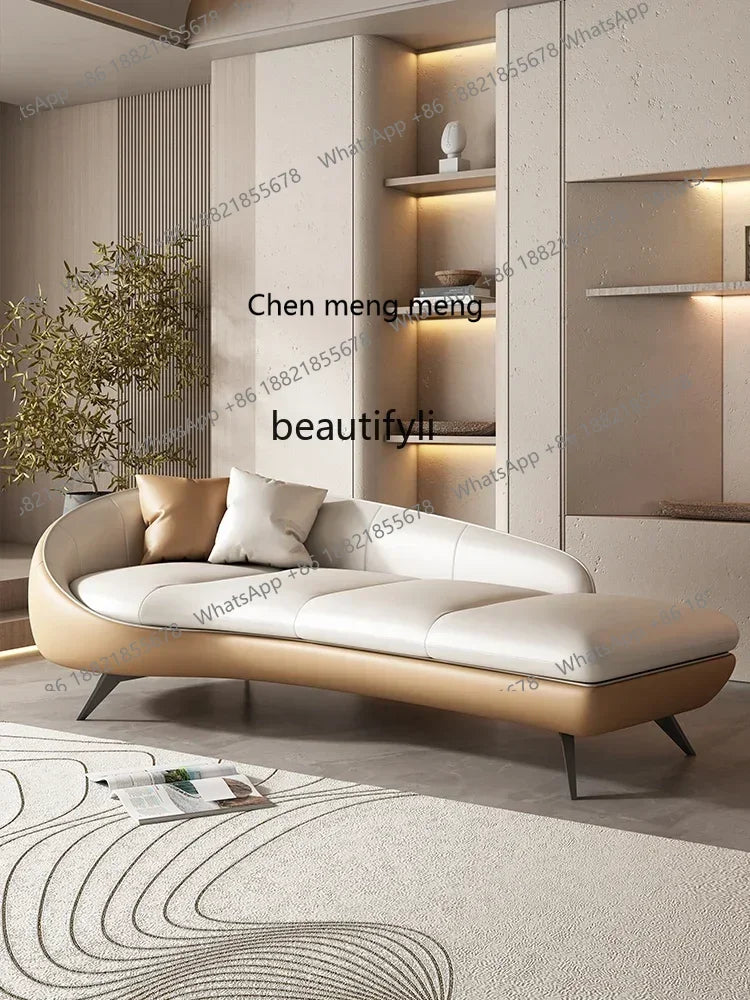 xx1Modern curved sofa living room deck chair hotel homestay leisure beauty couch