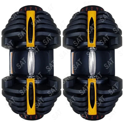 for New Style Change Weight Sport Men's Home Fitness Fast Automatic Adjustable 5/10- 40kg/90LBS Set Dumbbell