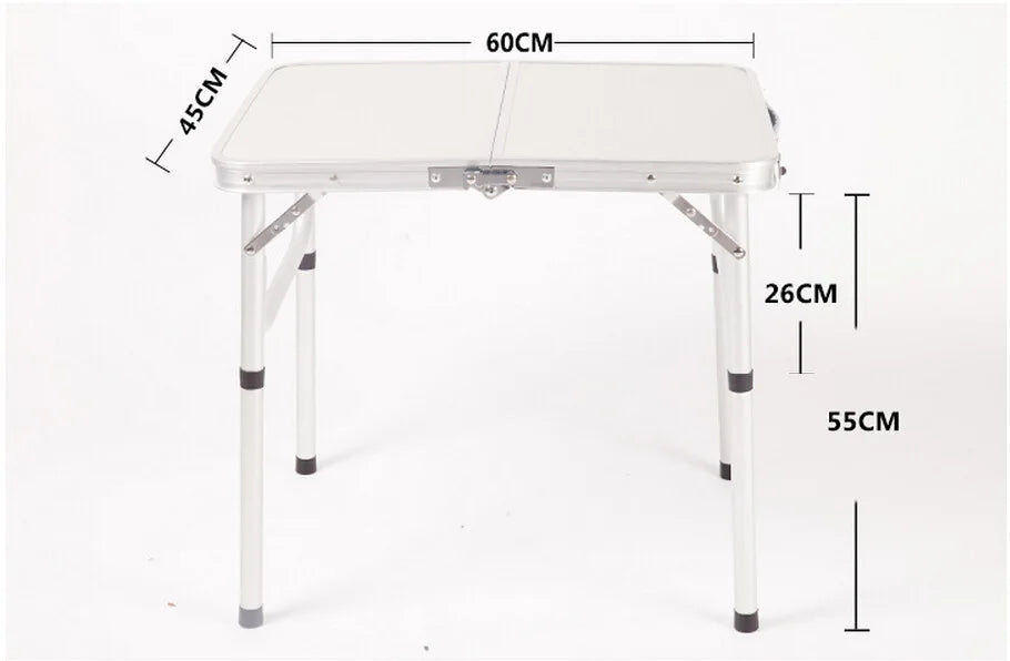 Ultra-light Aluminum Alloy Outdoor Folding Table Camping Picnic Portable Barbecue Table Night Market Stall Small Table