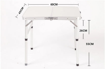 Ultra-light Aluminum Alloy Outdoor Folding Table Camping Picnic Portable Barbecue Table Night Market Stall Small Table