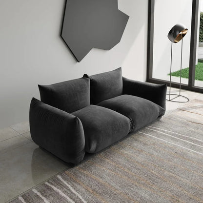 modular sectional couch, 77.16in convertible couch, lovesofa chenille yarn 2 seat modern living room sofa set