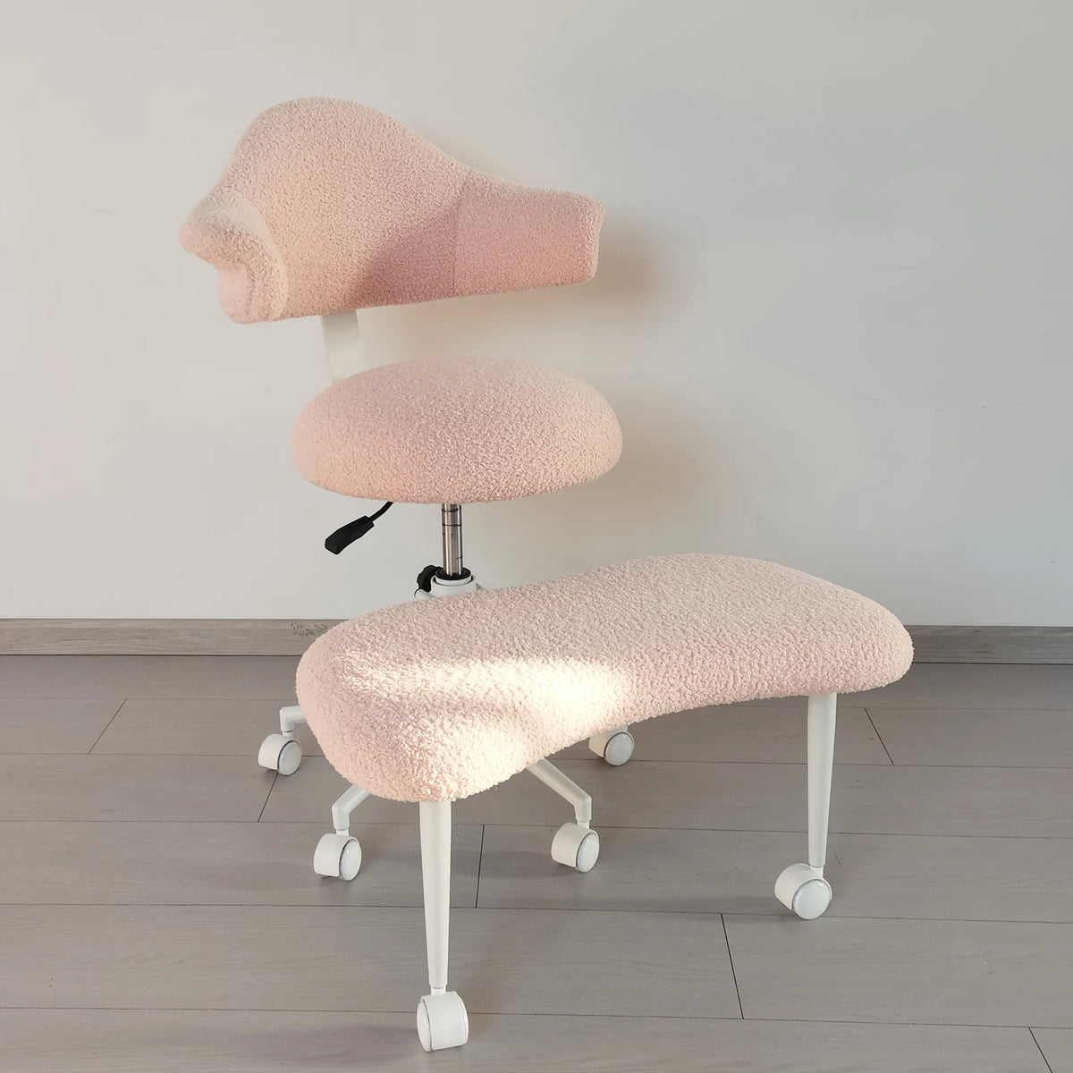 Cross Legged Chair - Meditation Chair With Wheels  ADHD Chair Height Adjustable Seat  Adjustable Footstool