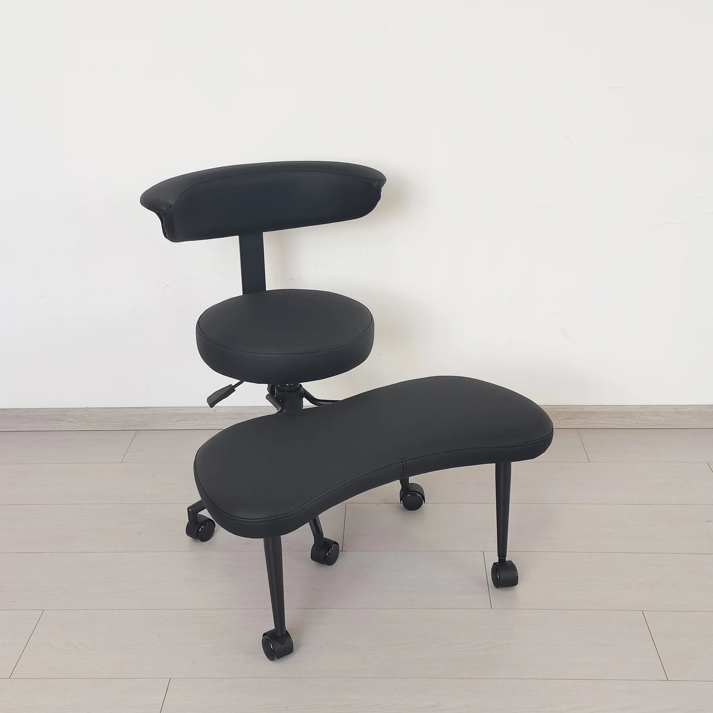 Cross Legged Chair - Meditation Chair With Wheels  ADHD Chair Height Adjustable Seat  Adjustable Footstool