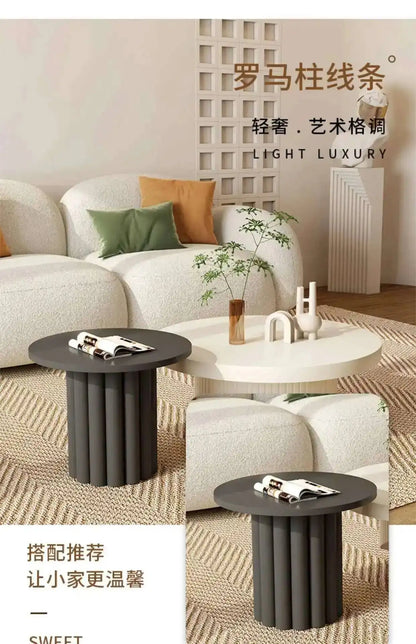 Table ronde unique, tables modernes, table basse, table basse glamour, esthétique, luxe, minimaliste, glamour, meubles de salon Basseliving