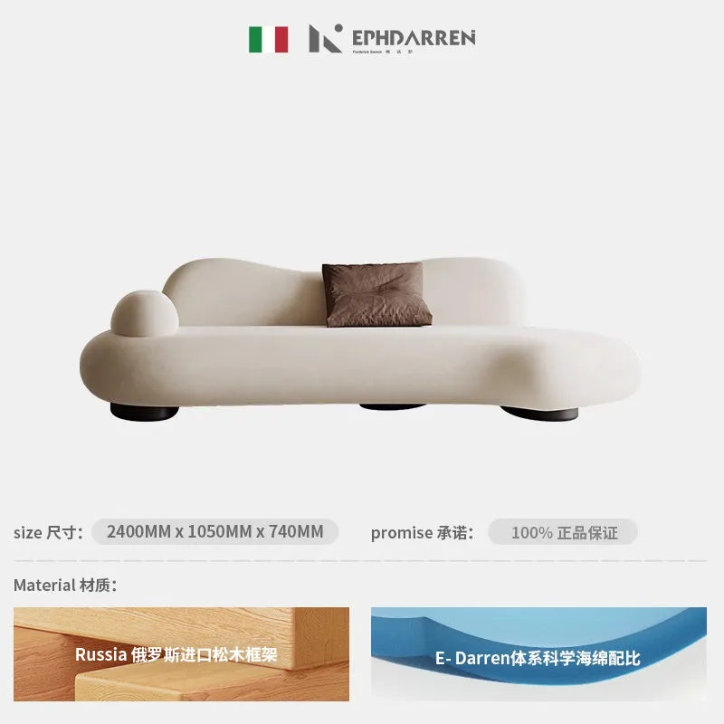 Minimalist Fantasy Living Room Sofas Relax Lazy Sleeper love Living Room Sofas Originally Curved Divano Letto Furniture For Home
