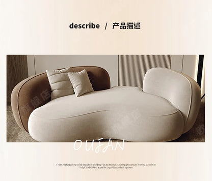 Nordic Lazy Living Room Sofas Luxury Lounge Double Floor Sofa Designer Adults Meuble De Salon Home Furniture Accessories