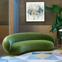 Nordic light extravagance creative personality arc sofa clothing store hotel leisure network celebrity accommodation design