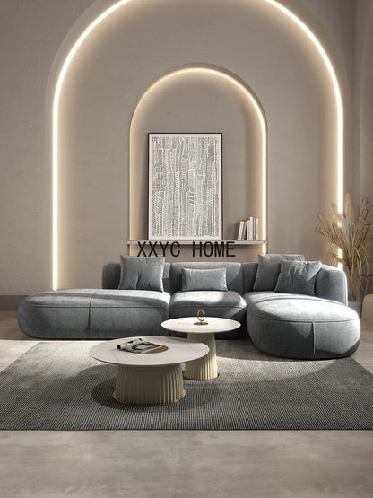 Minimalist modern white sofa