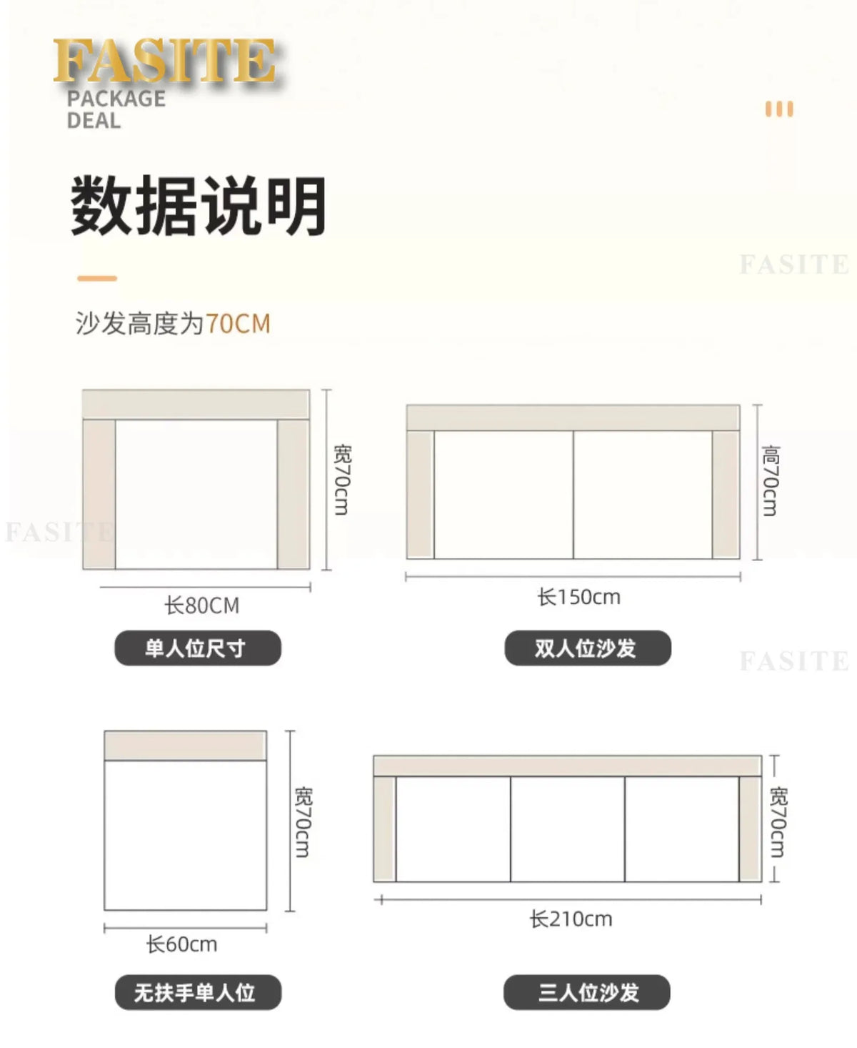 Outdoor Sofa Coffee Table Combination Courtyard Open-air Balcony Living Room
