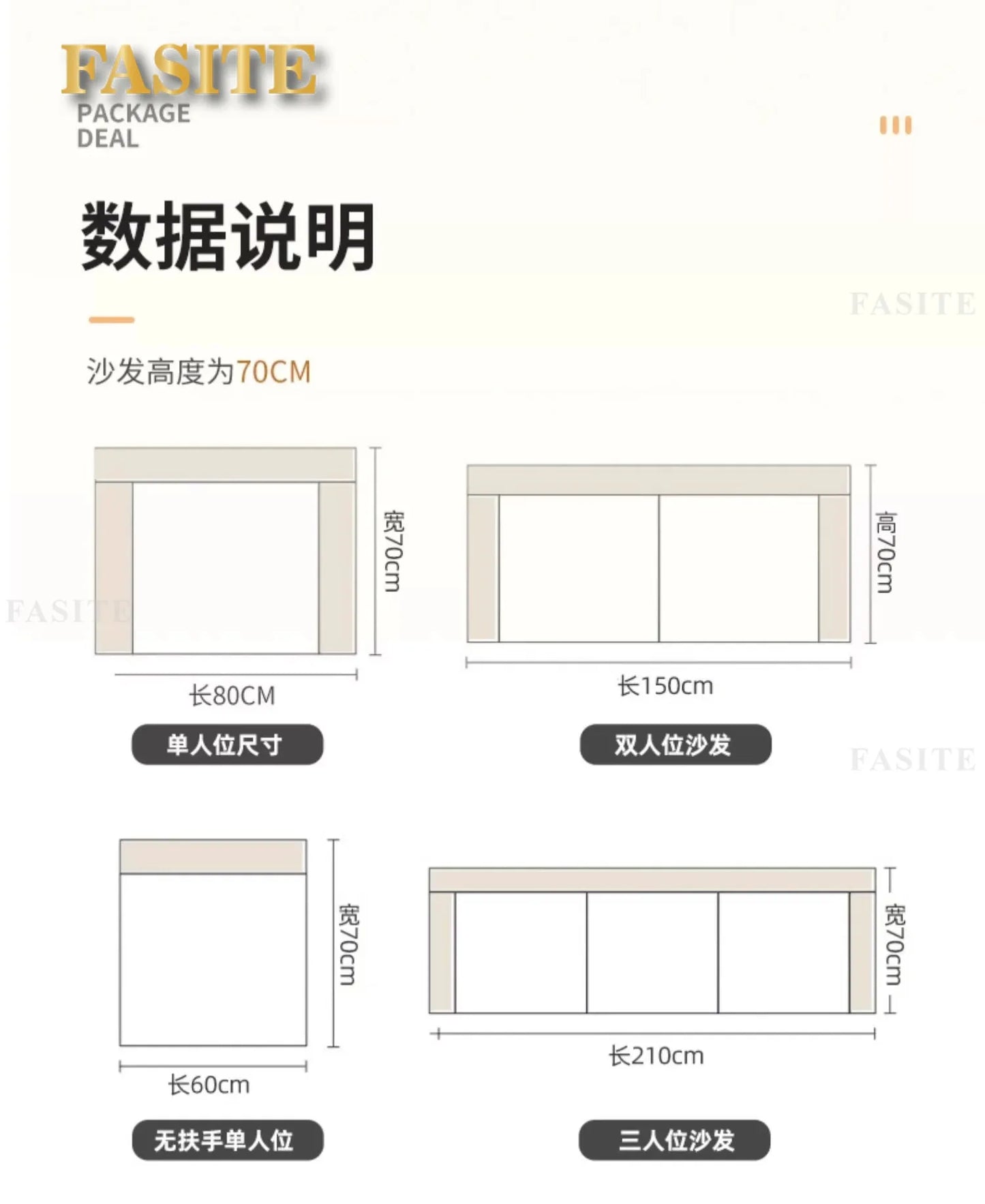 Outdoor Sofa Coffee Table Combination Courtyard Open-air Balcony Living Room