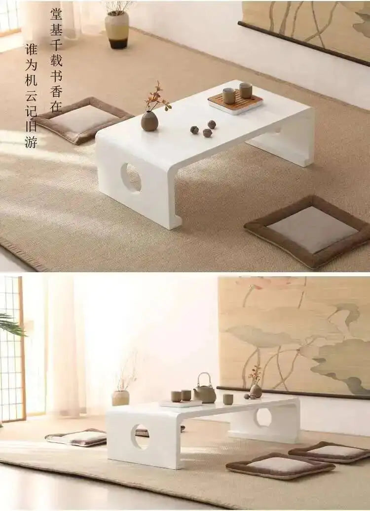 Designer Wood Coffee Table Small Modern Decoration Books Side Table Simple Aesthetic Mini Mesas Bajas Chinese Style Furniture