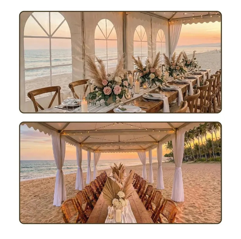 Large Waterproof Pagoda Outdoor Event Tent, Custom Commercial Canopy Shelter for Wedding Party, Trade Show & Outdoor Exhibition