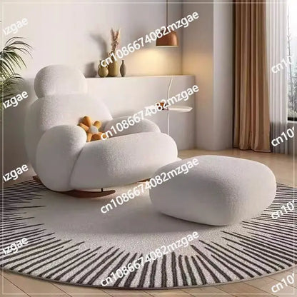 Rocking chair household balcony recliner leisure chair living room sofa chair Internet celebrity single sofa Lazy