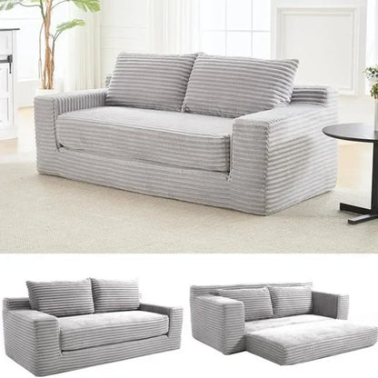 JC Modular Fabric Folding Vacuum Compression Sofa Bed Living Room Sofa Sponge Lazy Frameless Boneless Sofa Chair