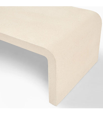 Modern Concrete Fiber Cement Tea Table  Outdoor side Table Furniture rectangle Concrete Coffee tables bench