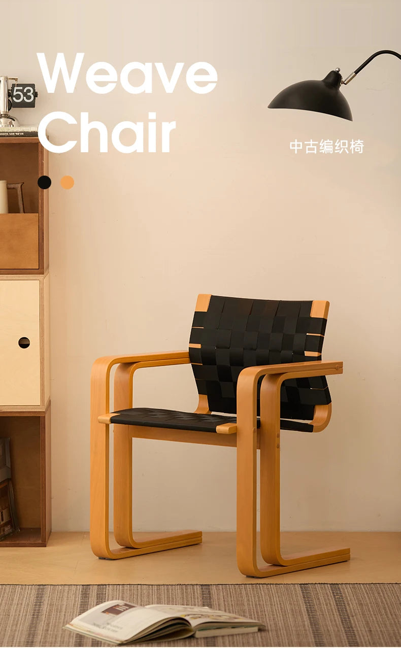 Pre-loved Solid Wood Armchair Dining Chair Home Fashion Comfort Retro Back Chair Esthetisch En Duurzaam Dining Room Furniture