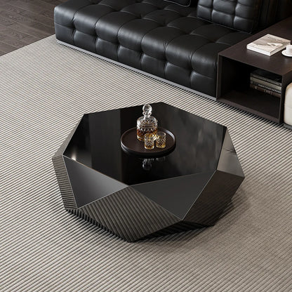 Minimalist diamond coffee table high-end small apartment hotel KTV special-shaped light luxury coffee table