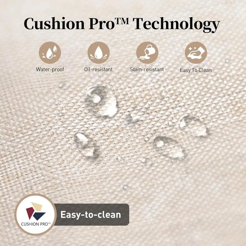 4-Piece Outdoor Patio Furniture Set, Wicker Rattan Conversation Set with 3-Seat Sofa, 2 Chairs, and Coffee Table