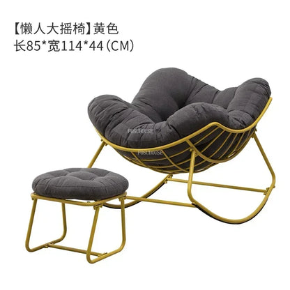 Adult Balcony Home Leisure Couch Sitting Room Single Sofa Internet Celebrity Rocking Chair