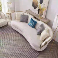 Comfortable Living Room Sofas Lazy Minimalist Leisure Lounge Sofas Italian Synthetic Leather Furniture El Sofá MHSF