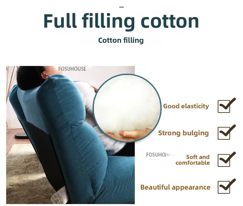 Creative Lying and Sleeping Living Room Sofa Japanese Tatami Bedroom Lazy Sofa Folding Backrest Lounge Chair Home Floor Chair