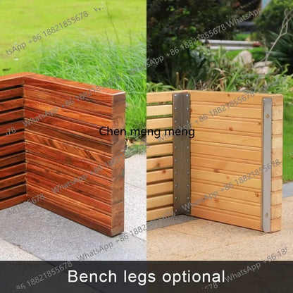 Banc en bois personnalisé pour usage extérieur et intérieur, chaise en bois massif écologique, bonne capacité de charge, banc d'attente de jardin