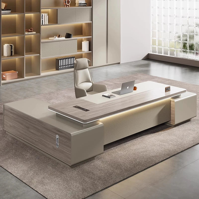 Computer Desk Modern Height Adjustable Electric Standing Workstation Memory Preset Home Office Professional Furniture Beauty