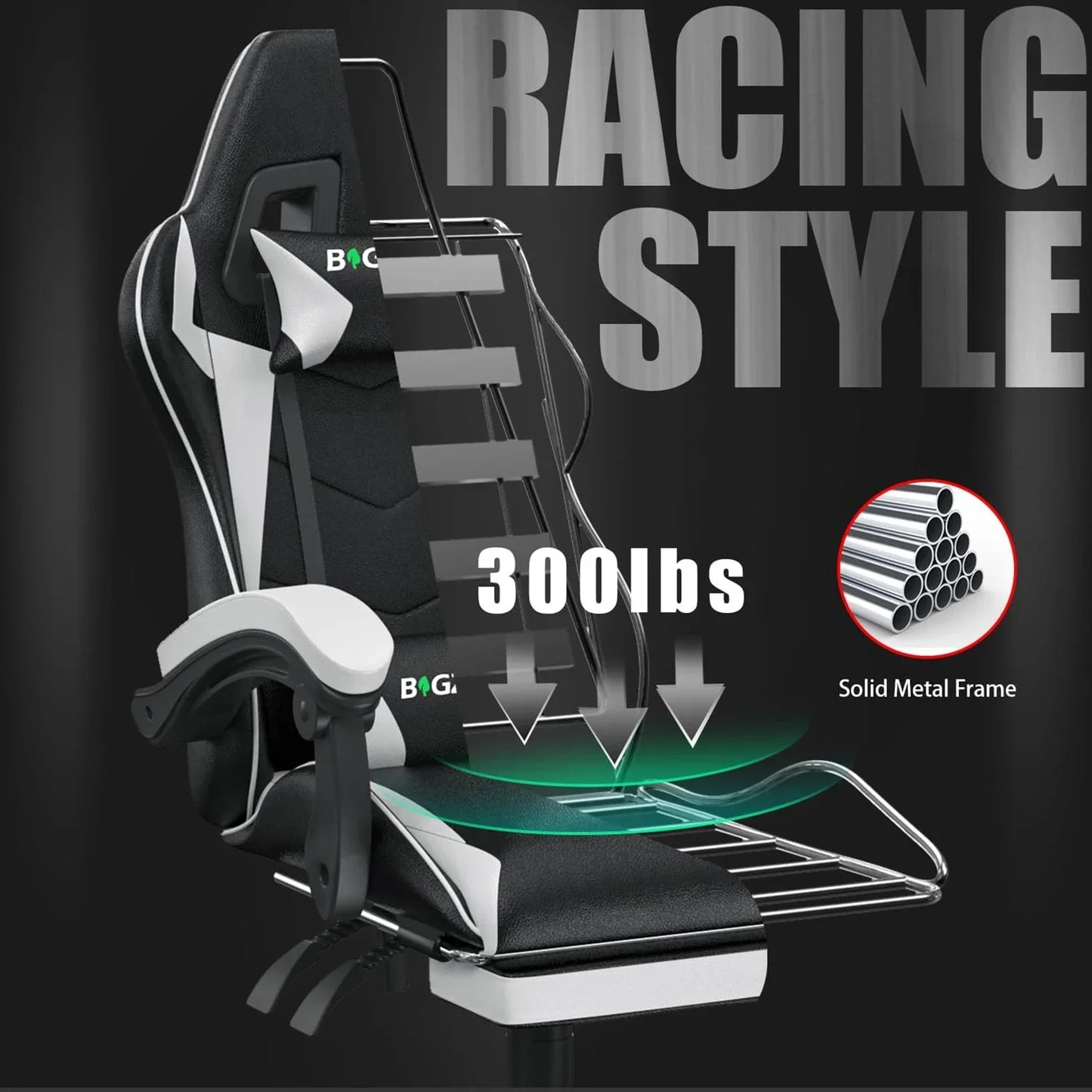 Ergonomic With Lumbar Gaming Chair With Footrest Gamer Chairs Cushion Headrest Silla Gamer Cadeira Computer Office Chair