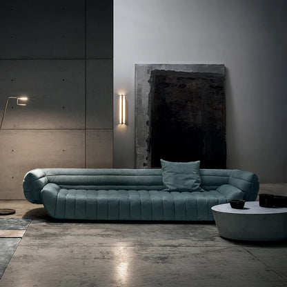 Living Room Home Furniture Italian Modern Design Sofa for Four Nordic Style Velvet Fabric Sofa Set