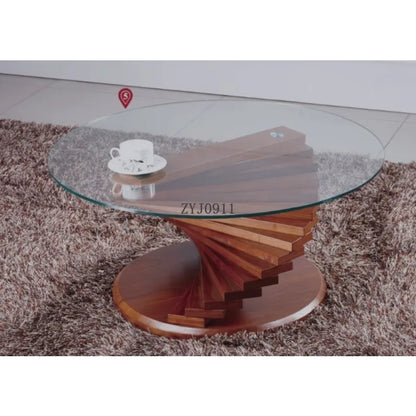 High quality latest design modern white glass coffee table