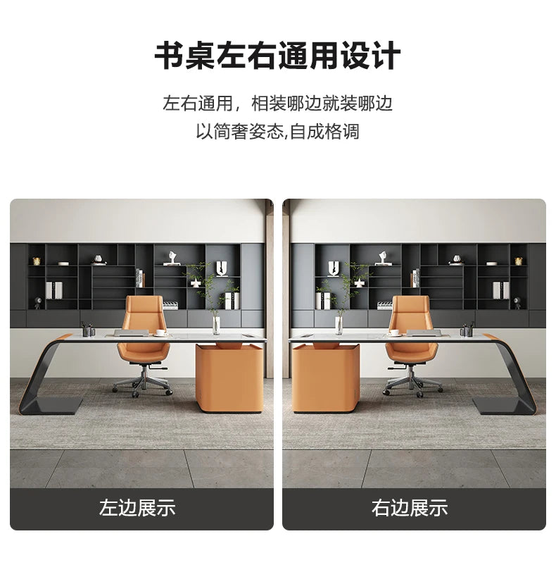 Manager Storage Executive Office Desk Modern Cheap Adjustable Study Computer Desk Drawers Modern Bureau Tafel Work Station Table