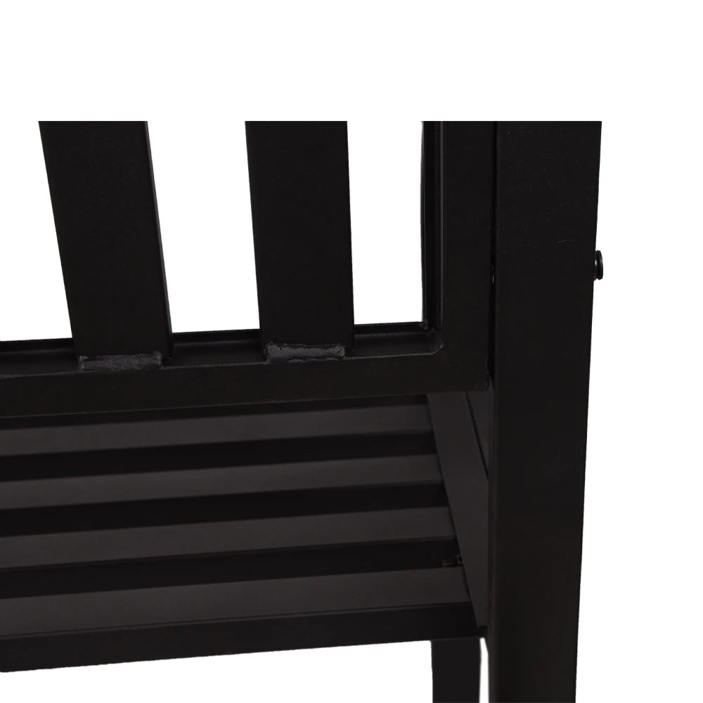 New Trend Backyard Modern Outdoor Bench Outdoor Garden Iron Bench