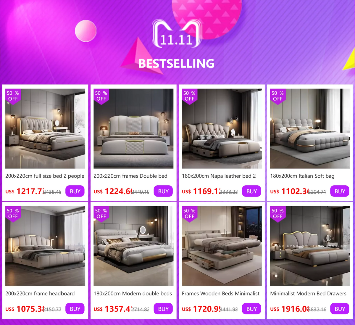 Queen Storage Bed Bedroom King Size Double Modern Frame Bed Headboard Luxury Sleeping Camas De Dormitorio Home Accessories