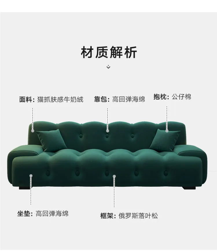 Minimalist Designer Living Room Sofas Versatile Nordic Puff Living Room Sofas Lounge Modern Divano Moderno Home Furniture