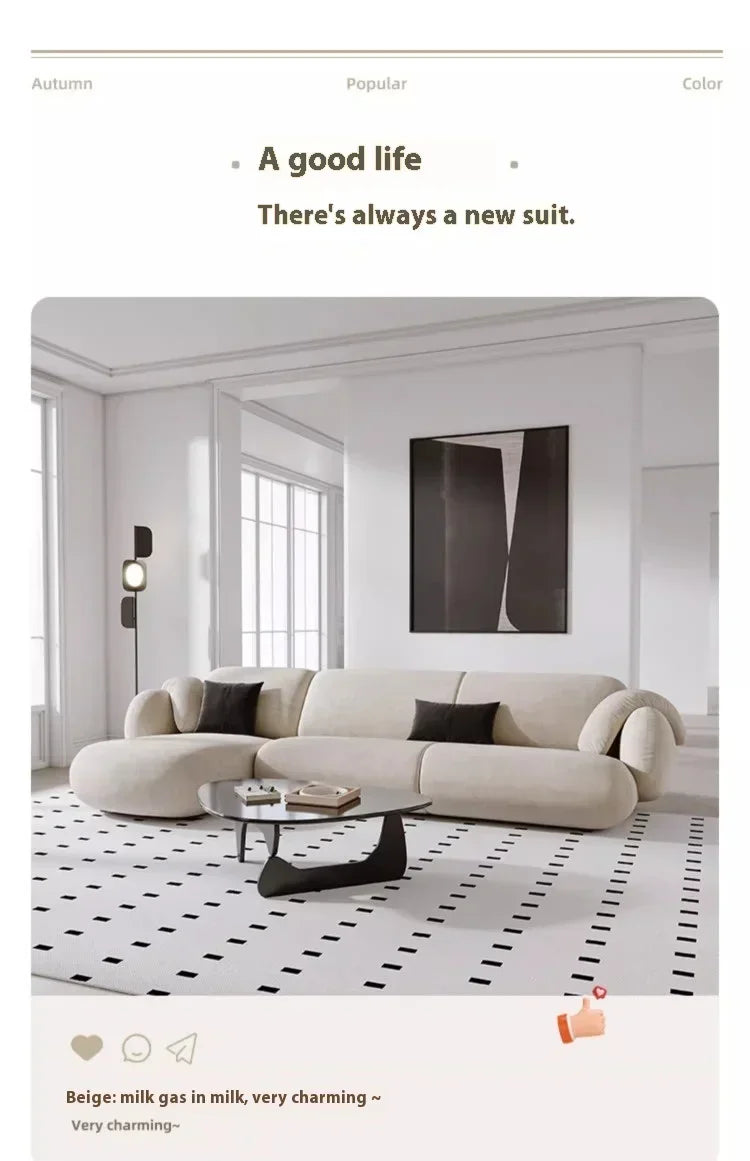 Armchair Curved Modern Sofa Pink Minimalist Wooden Floor Adults Living Room Sofa Canape Chaise Reading Divano Bedroom Furniture