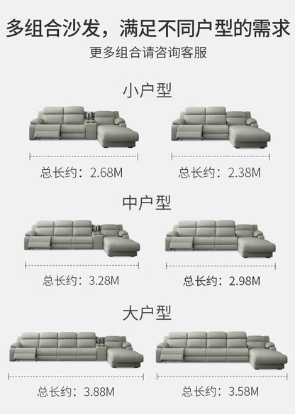 Italian Genuine Leather Sofas Luxury Recliner Designer Floor Lounge Sofa Sectionals Modern Woonkamerbanken Home Furniture