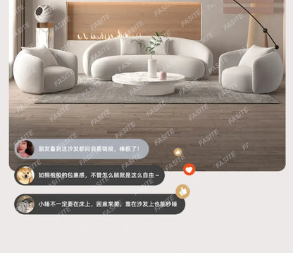 Italian Banana Sofa Minimalist Shaped Sofa Living Room Simple Modern Arc Cashew Sofa-high qualit
