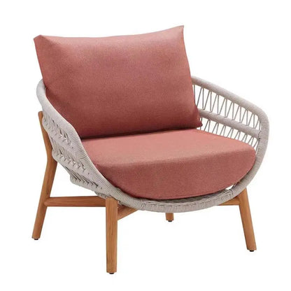 Luxury Modern Outdoor Wicker Sofa Set Nordic Leisure Patio Furniture Corner Rope Garden Sofa for Courtyard Hotel Villa Park