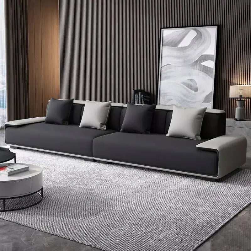 / Customizable Modern Concise Style Office Reception Waiting Sofa Set Leather Reclining Sofa