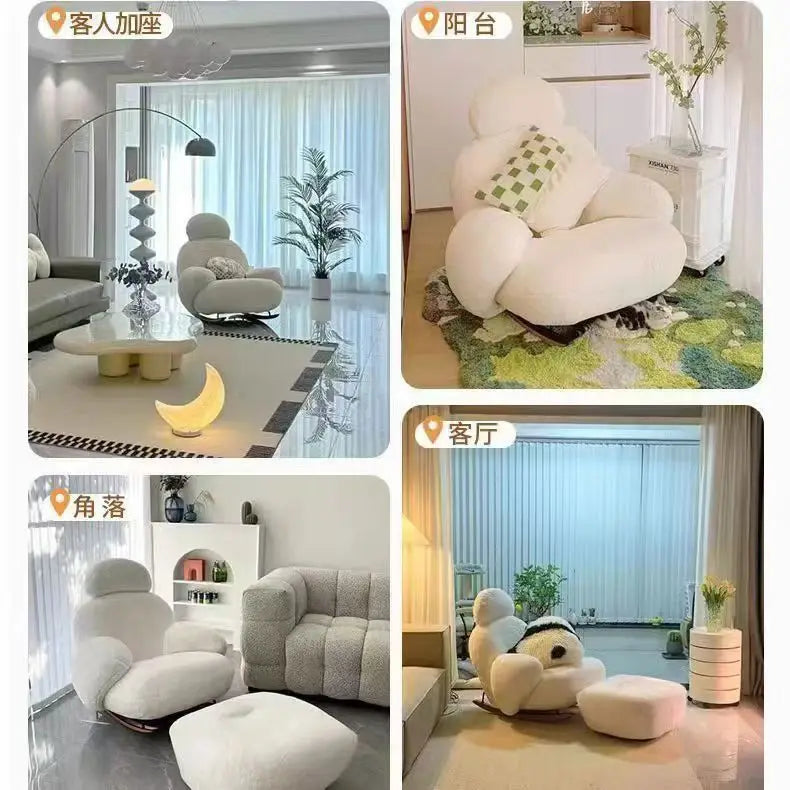 Lazy, rocking chair Internet celebrity home, living room, sofa, leisure, simple