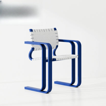 Woven chair retro solid wood designer medium and ancient style creative restaurant