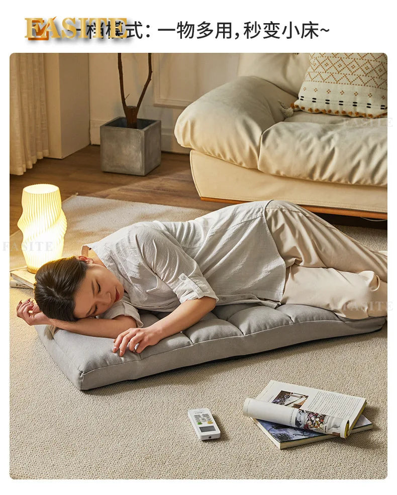 Lazy sofa tatami bay window lazy chair folding fabric can sit single chair balcony bedroom back lying