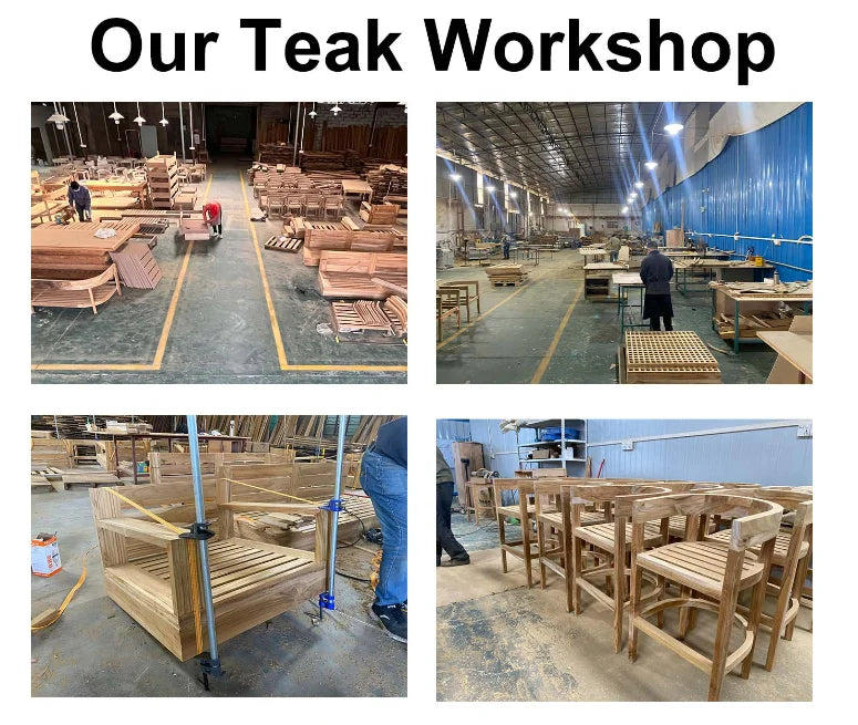 All Weather Luxury Customized Patio Outdoor Casual Sofa Courtyard Teak Wooden Sun Lounger Furniture Outdoor Daybed Daybed 의자outd