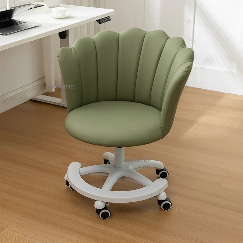 Nordic simple Bedroom Computer Chairs Home Backrest Chair Bedroom Swivel Chairs Dormitory Comfortable Sedentary Gaming Chair Z