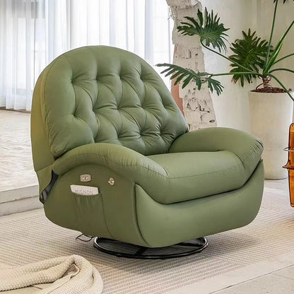 Electric Recliner Lounge Chair Multi Functional Lazy Rocking Sofa Seat Space Saving Single Chair for Living Room Balcony